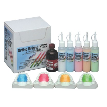 Орто Брайт Ortho Bright Color Kit -набор 5*50 гр +70 мл ж-ть  YAMAHACHI  ЯПОНИЯ