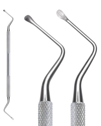 Ложка кюретажная изогнутая Lucas TW3-576, Truewin / Пакистан